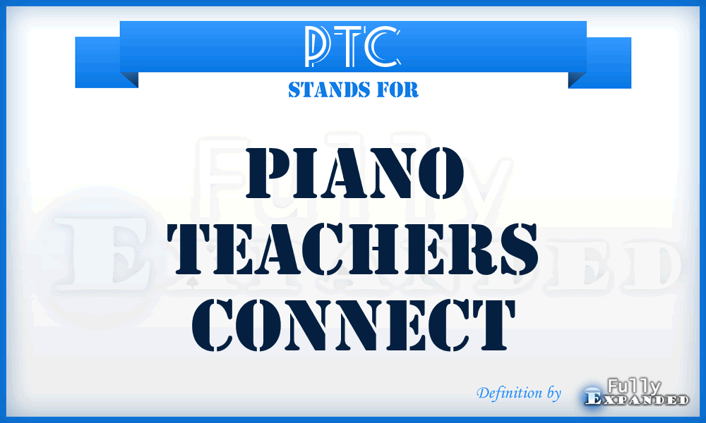 PTC - Piano Teachers Connect