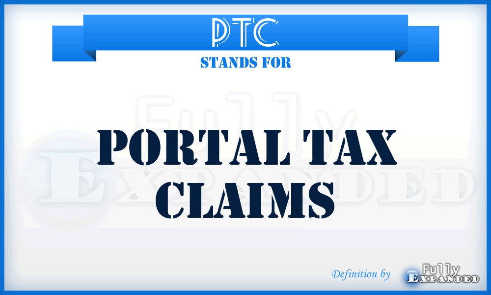 PTC - Portal Tax Claims