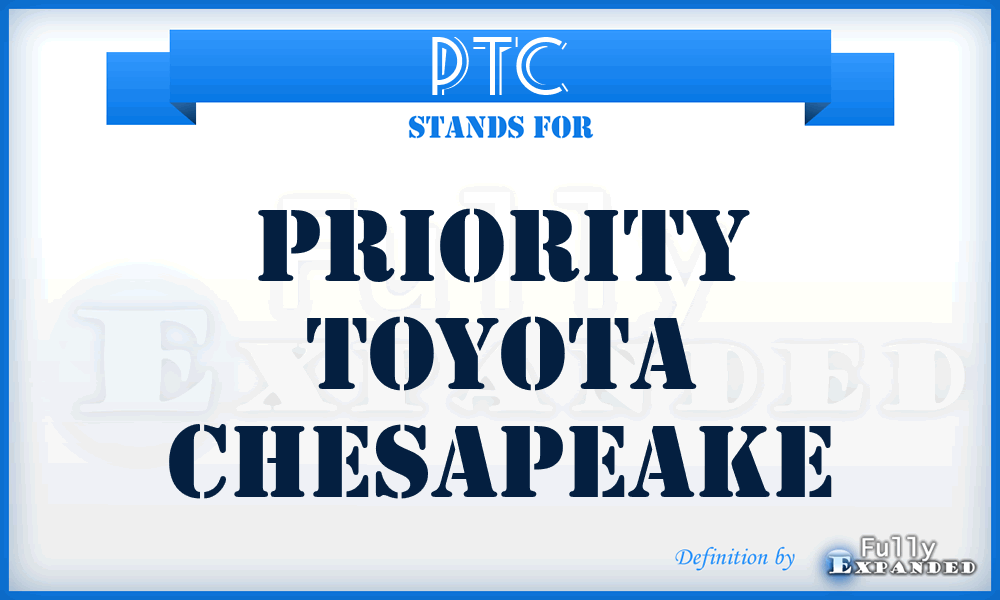 PTC - Priority Toyota Chesapeake