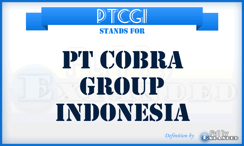 PTCGI - PT Cobra Group Indonesia