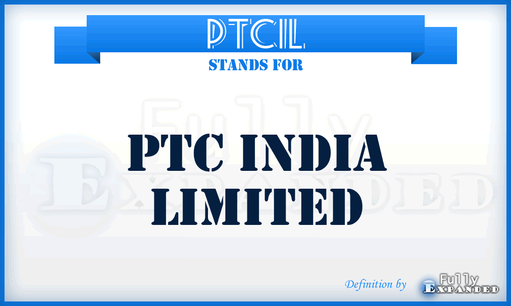 PTCIL - PTC India Limited