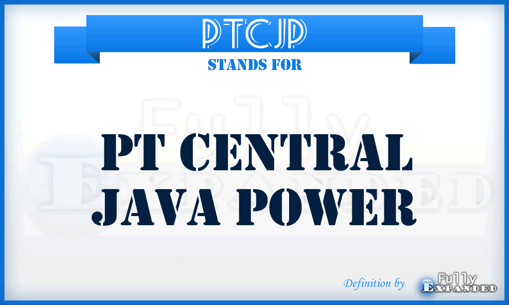 PTCJP - PT Central Java Power