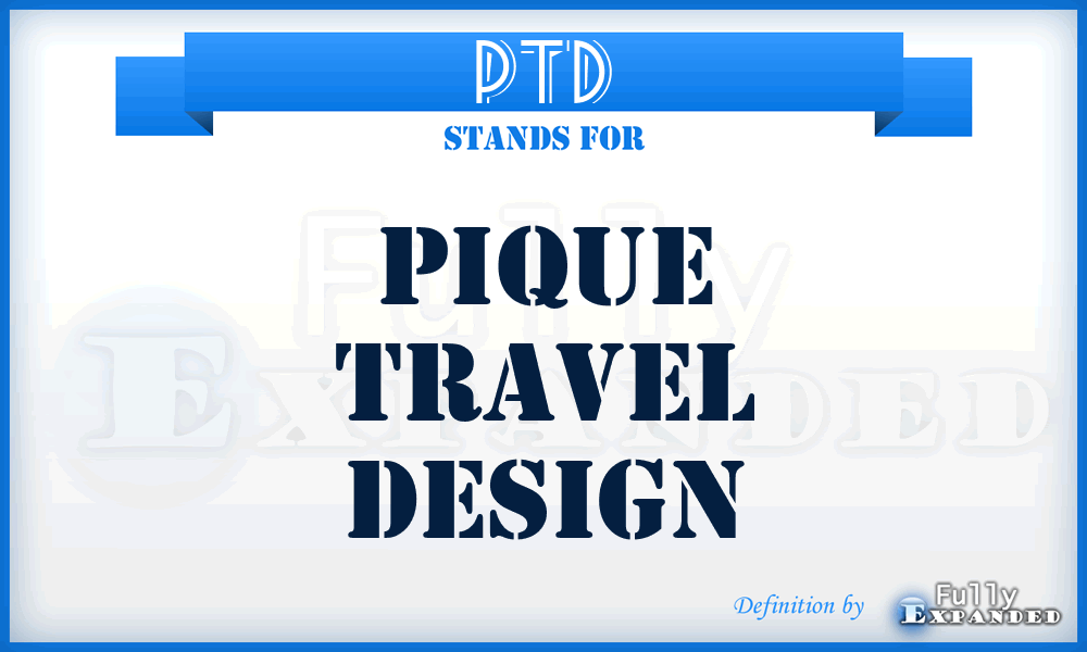 PTD - Pique Travel Design