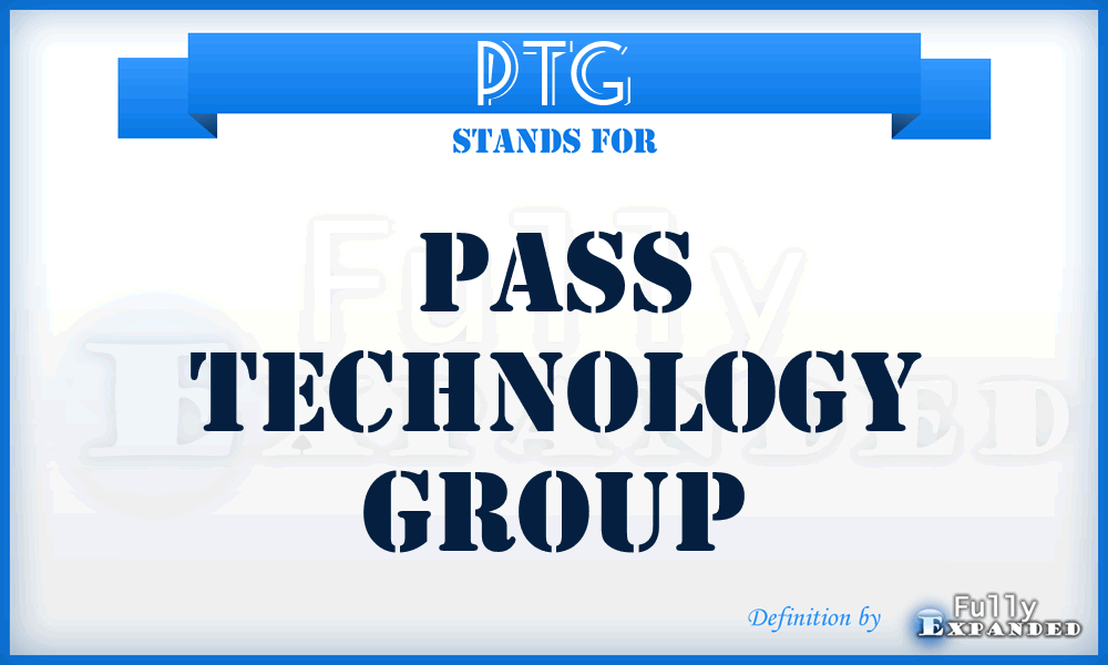 PTG - Pass Technology Group