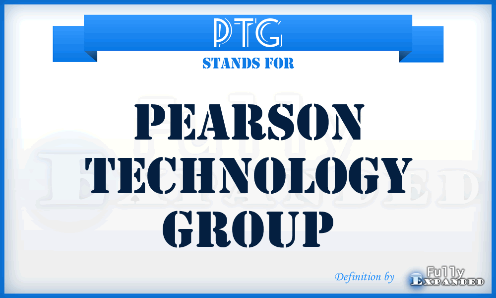 PTG - Pearson Technology Group