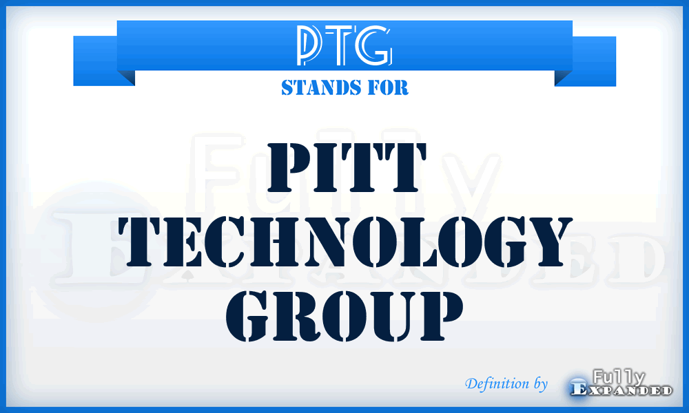 PTG - Pitt Technology Group