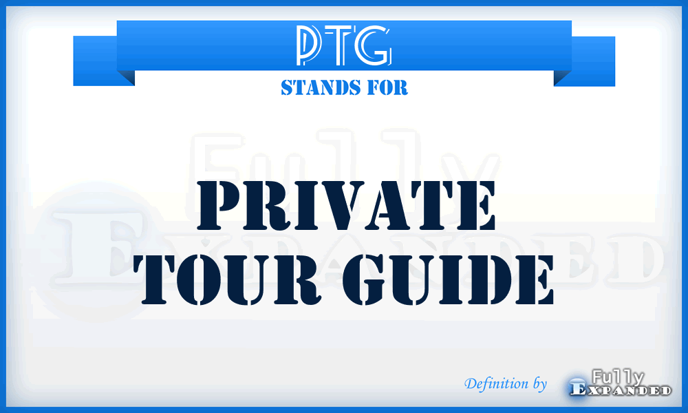 PTG - Private Tour Guide