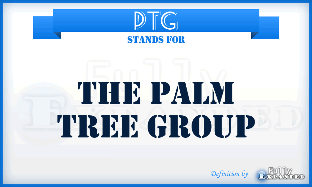 PTG - The Palm Tree Group