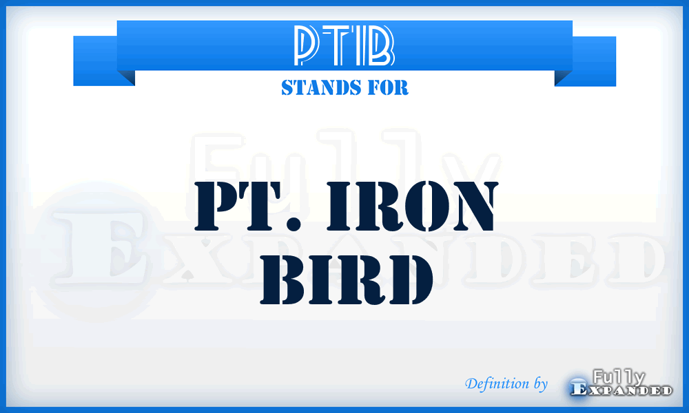 PTIB - PT. Iron Bird