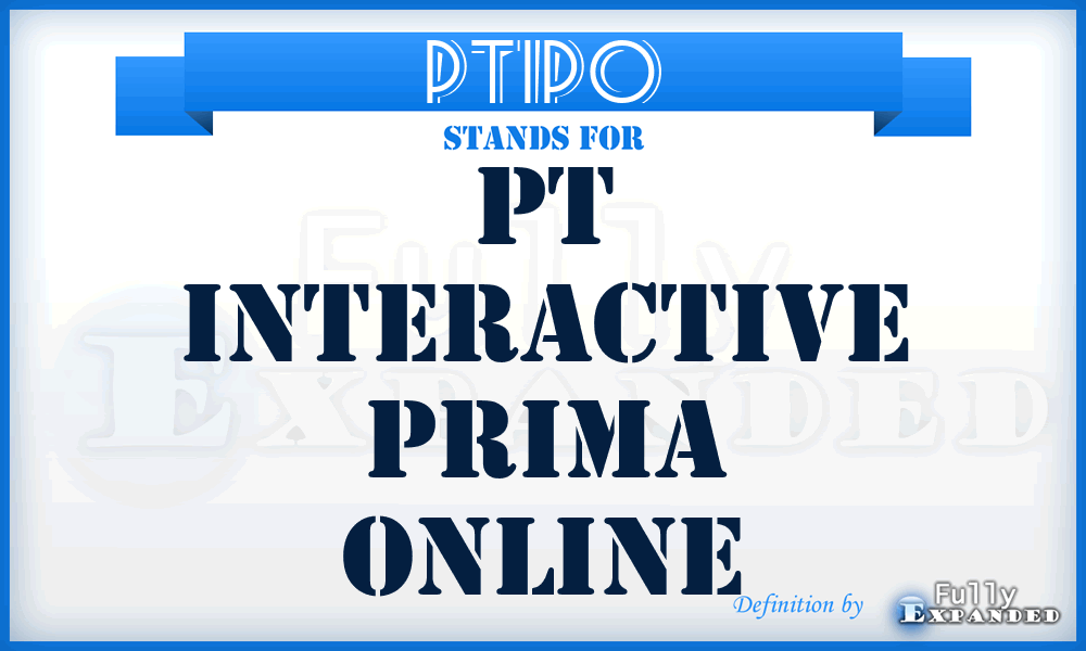 PTIPO - PT Interactive Prima Online