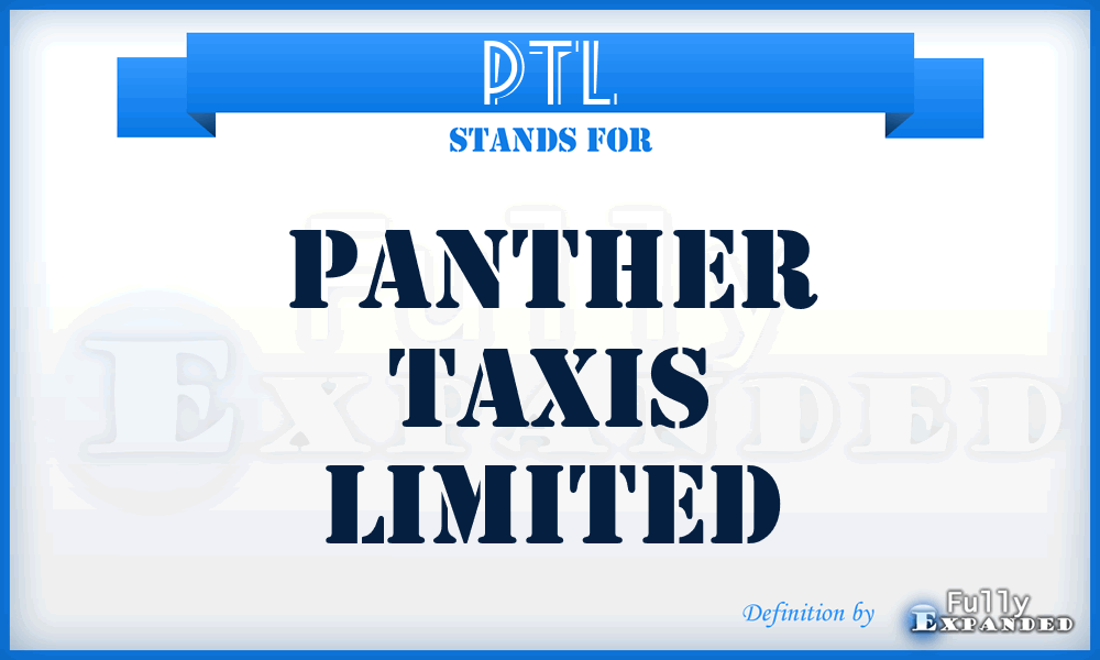 PTL - Panther Taxis Limited