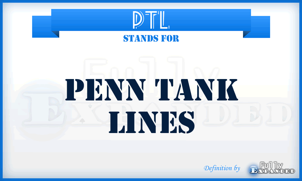 PTL - Penn Tank Lines