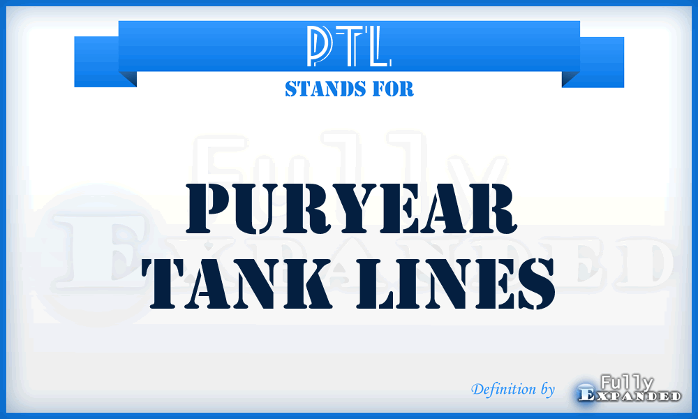 PTL - Puryear Tank Lines