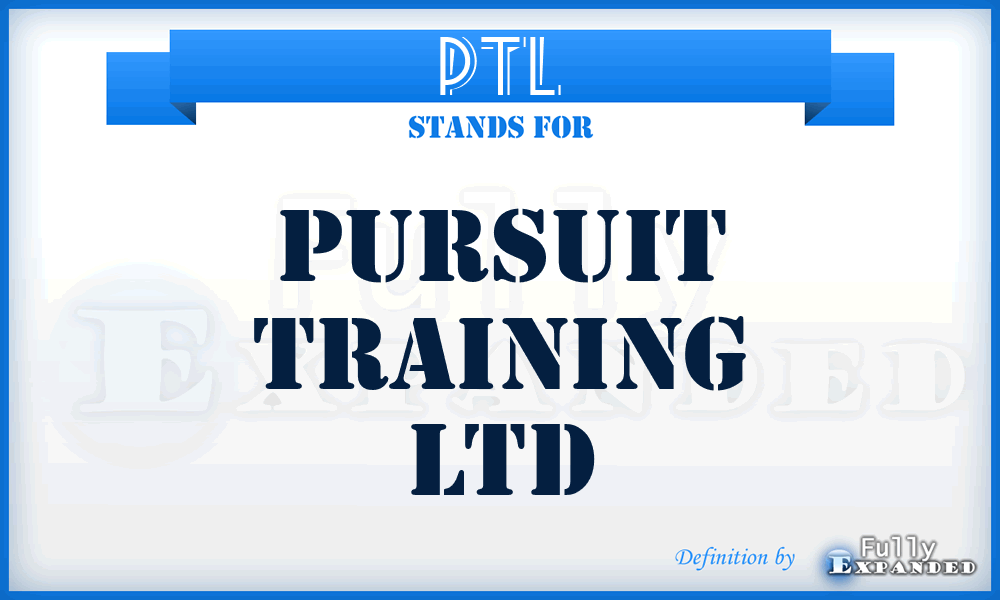 PTL - Pursuit Training Ltd