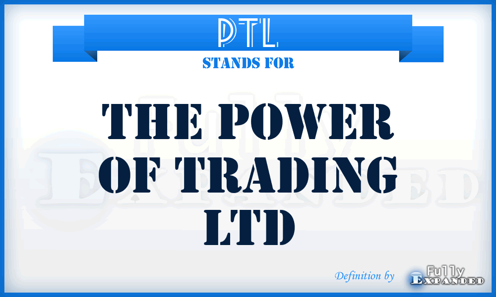 PTL - The Power of Trading Ltd