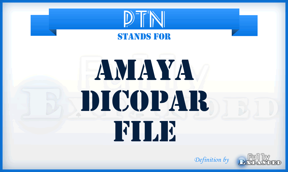 PTN - Amaya Dicopar File