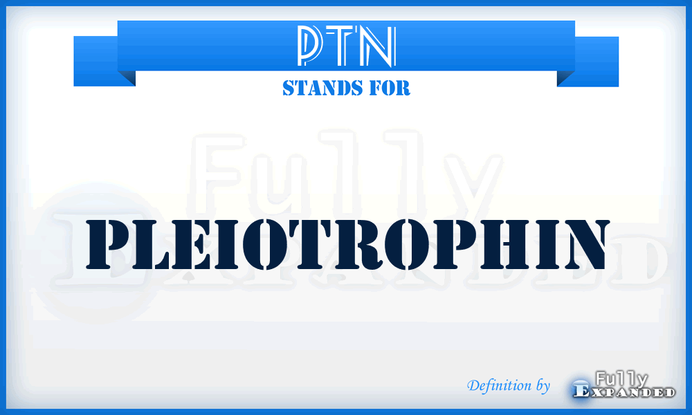 PTN - Pleiotrophin