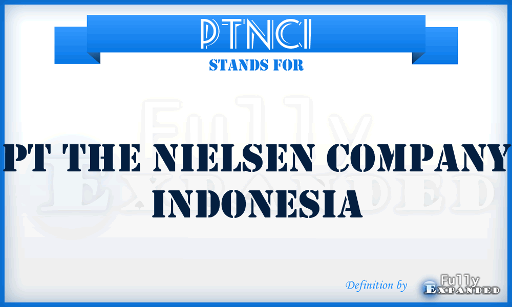 PTNCI - PT the Nielsen Company Indonesia