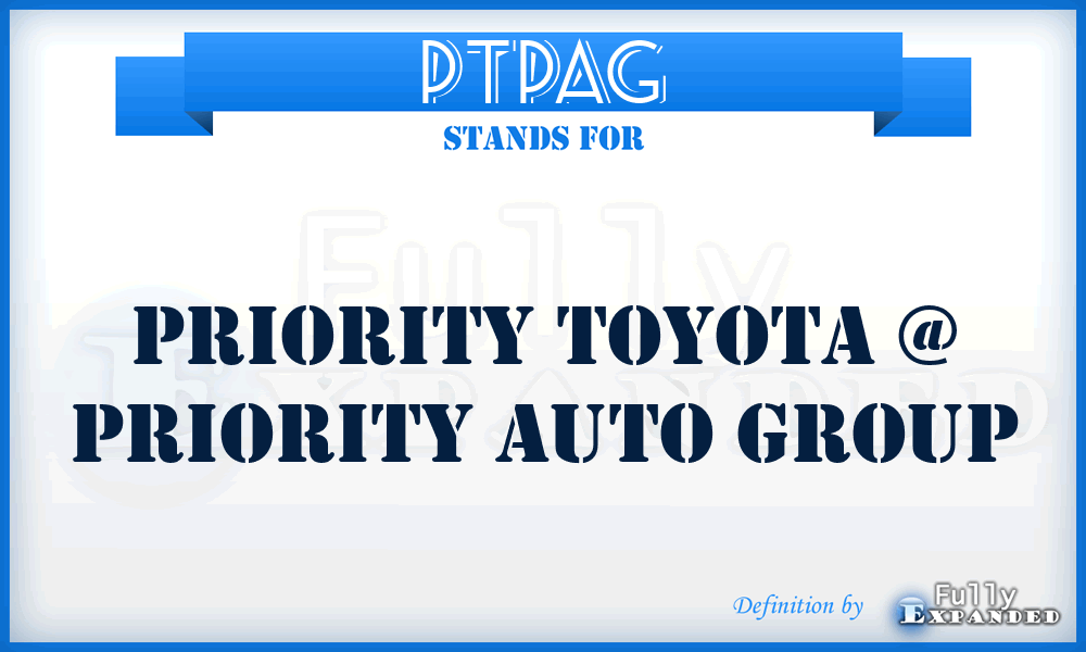 PTPAG - Priority Toyota @ Priority Auto Group