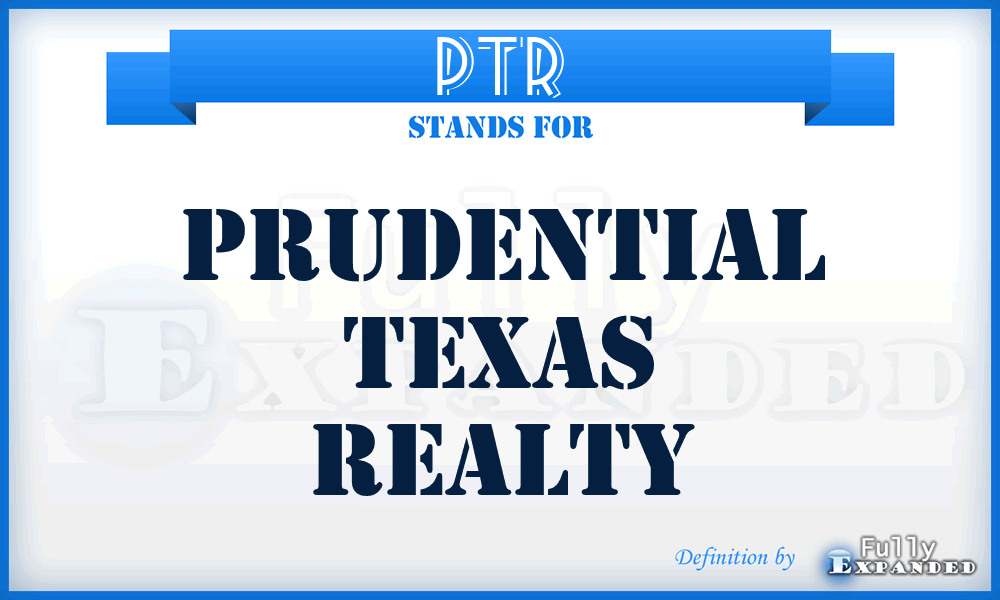 PTR - Prudential Texas Realty