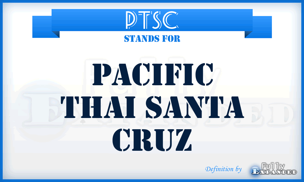 PTSC - Pacific Thai Santa Cruz