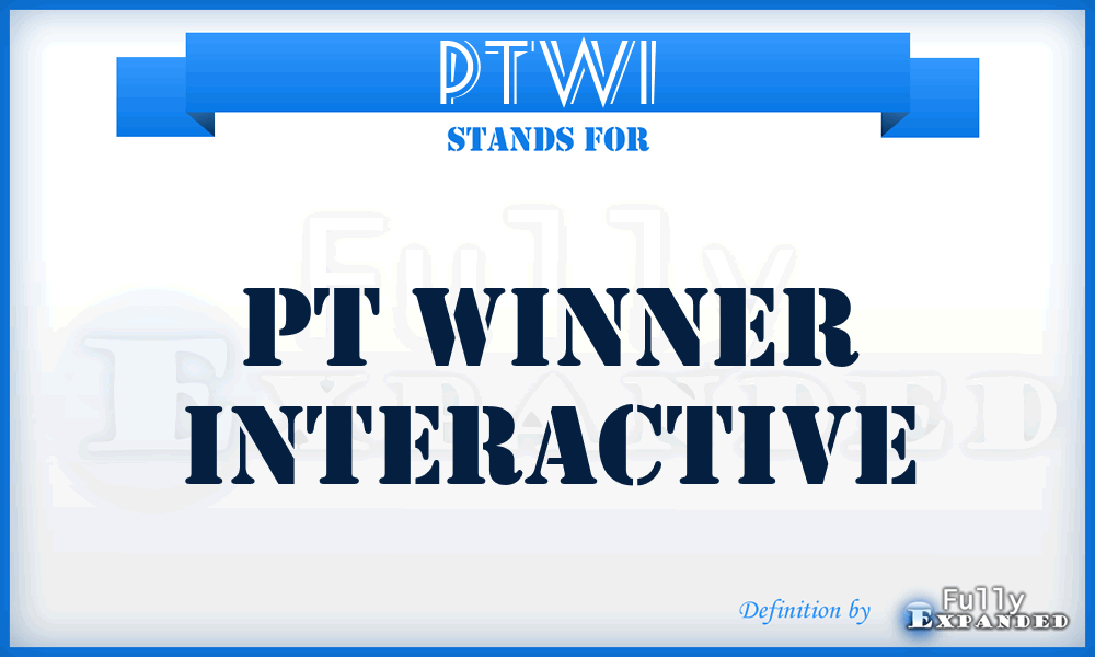 PTWI - PT Winner Interactive