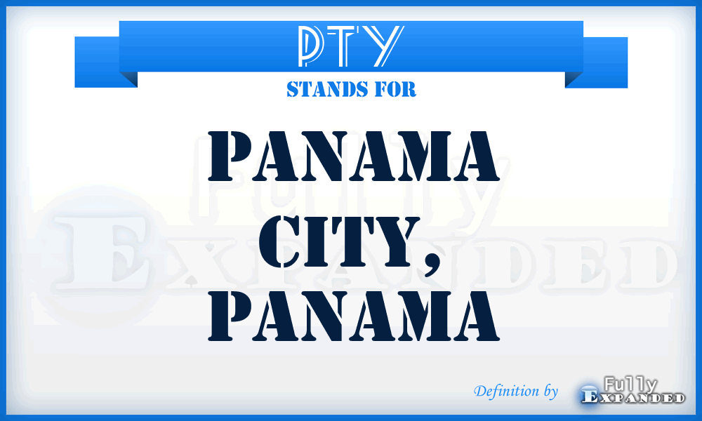 PTY - Panama City, Panama