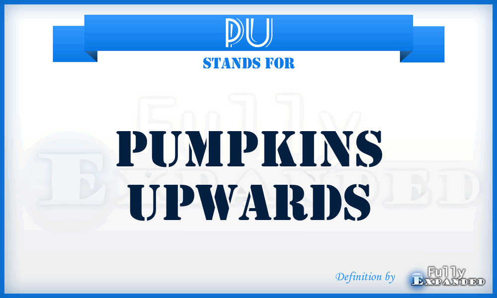 PU - Pumpkins Upwards