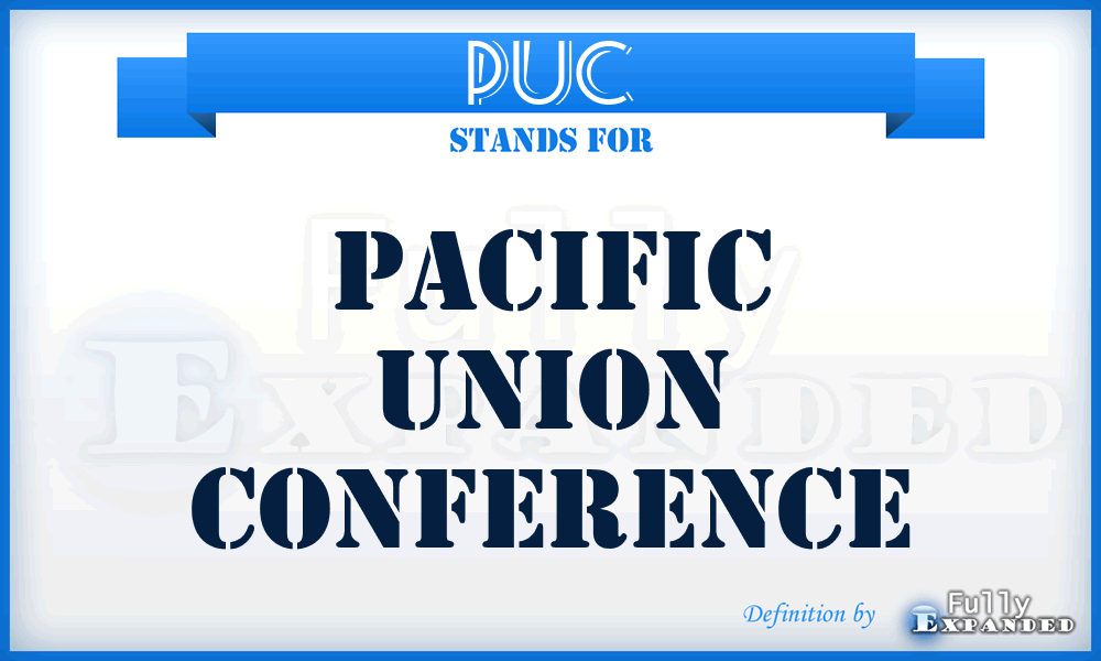 PUC - Pacific Union Conference