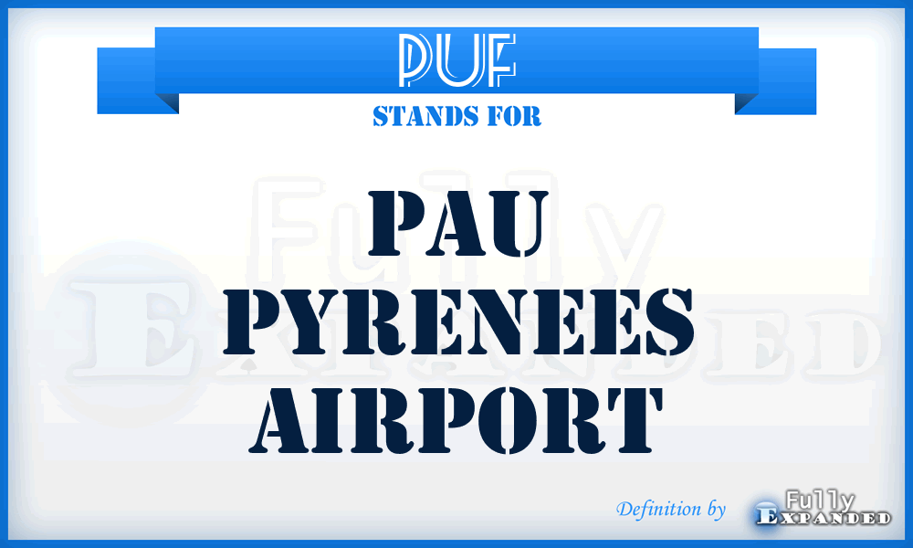 PUF - Pau Pyrenees airport