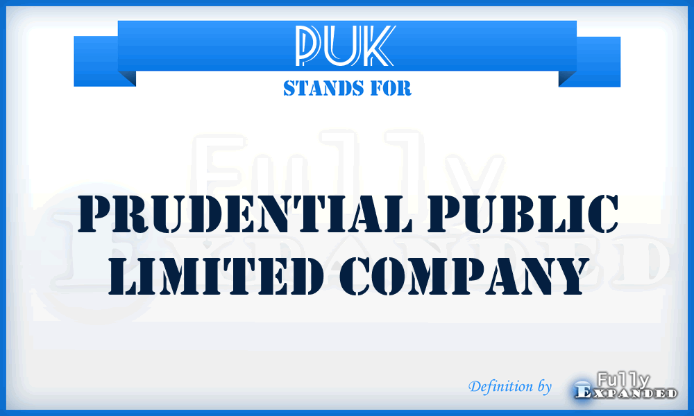 PUK^ - Prudential Public Limited Company