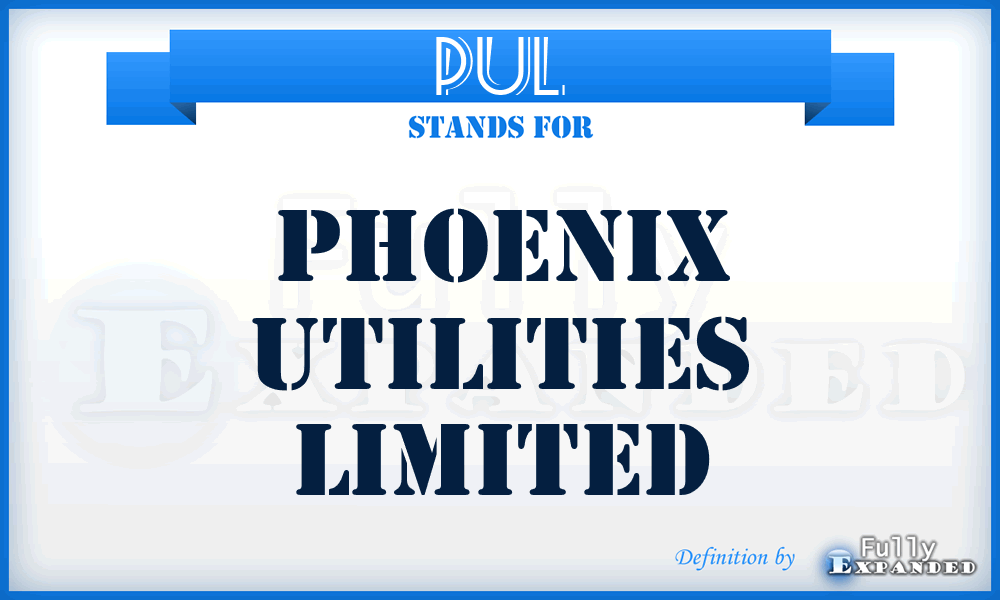 PUL - Phoenix Utilities Limited