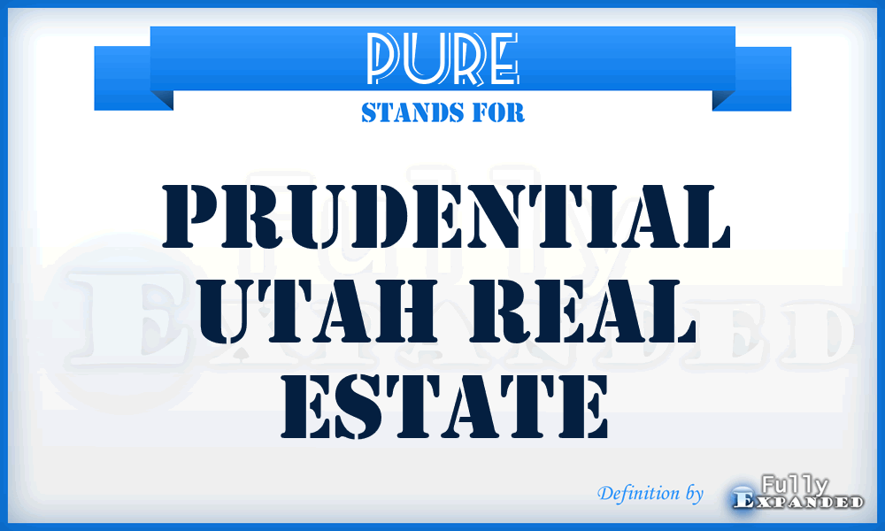 PURE - Prudential Utah Real Estate