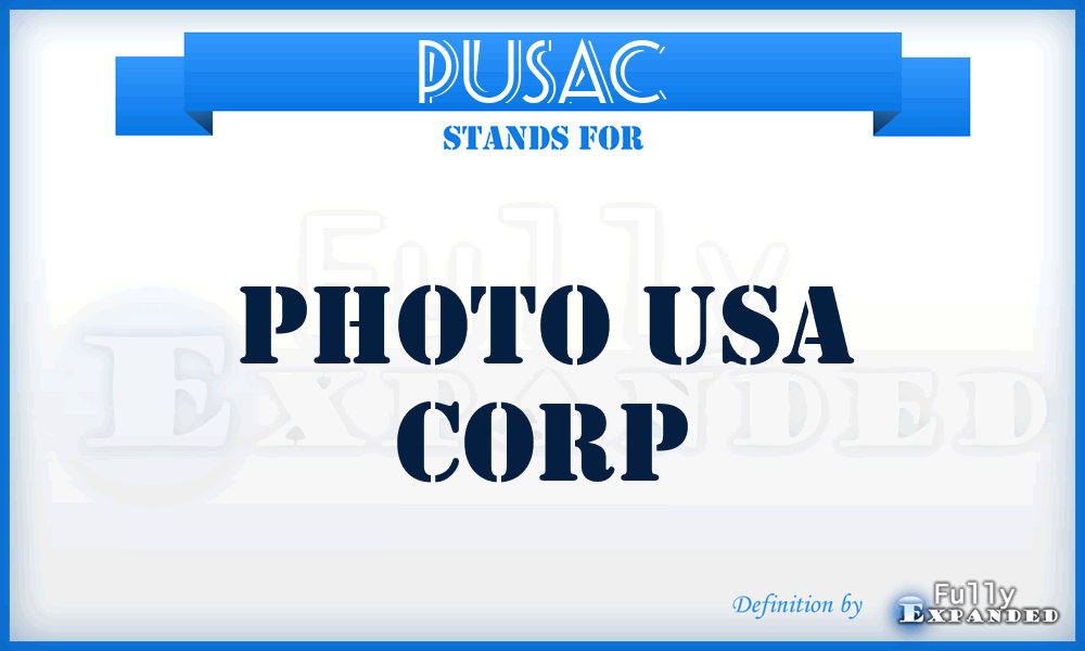 PUSAC - Photo USA Corp