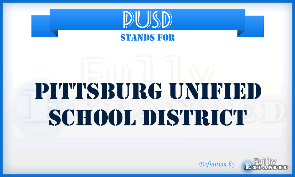 PUSD - Pittsburg Unified School District