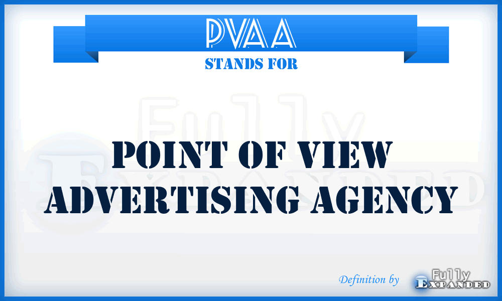PVAA - Point of View Advertising Agency