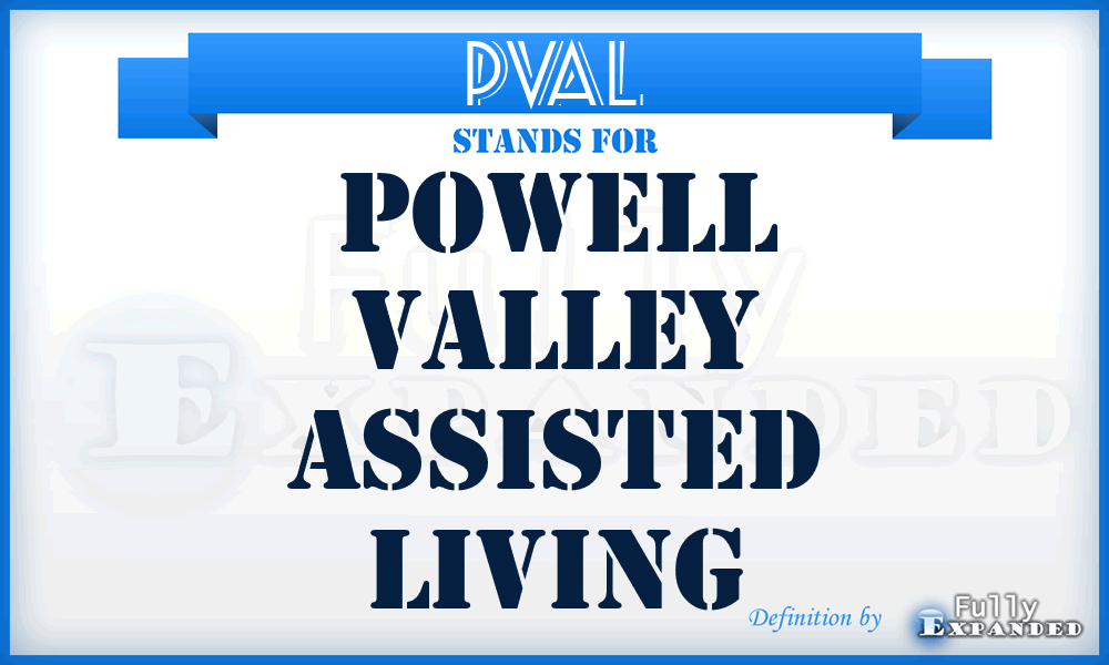 PVAL - Powell Valley Assisted Living