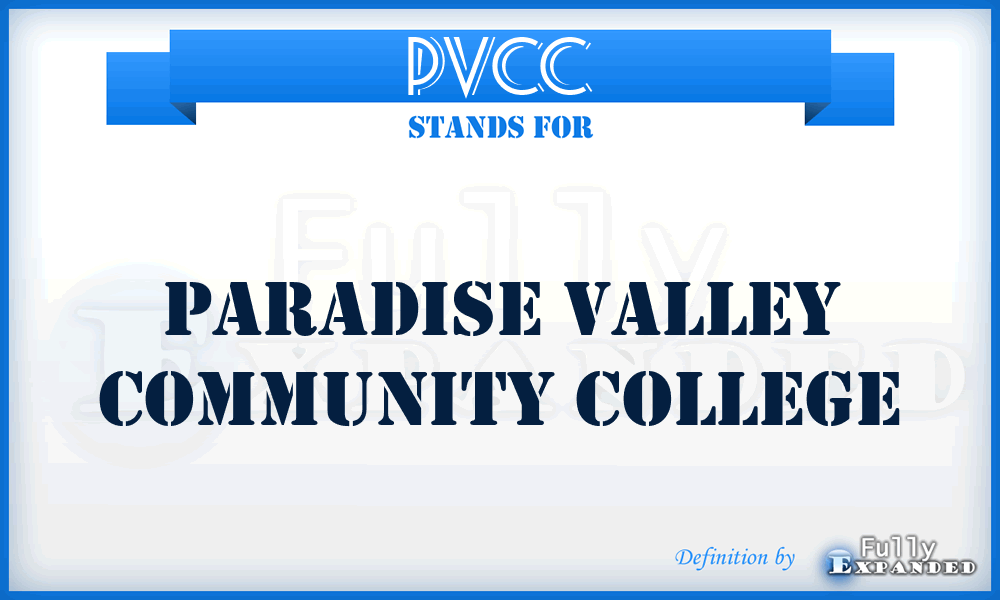 PVCC - Paradise Valley Community College