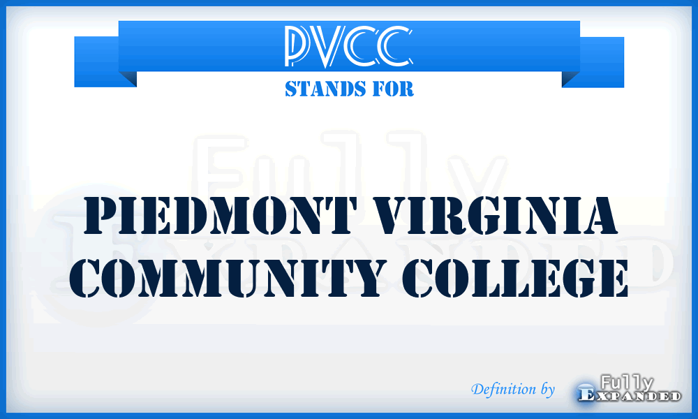 PVCC - Piedmont Virginia Community College