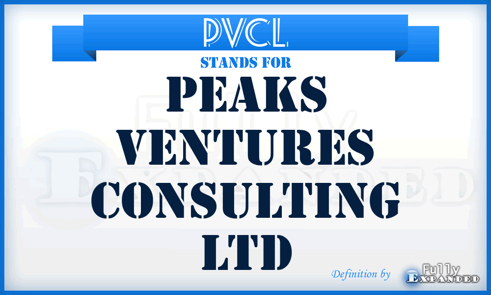 PVCL - Peaks Ventures Consulting Ltd