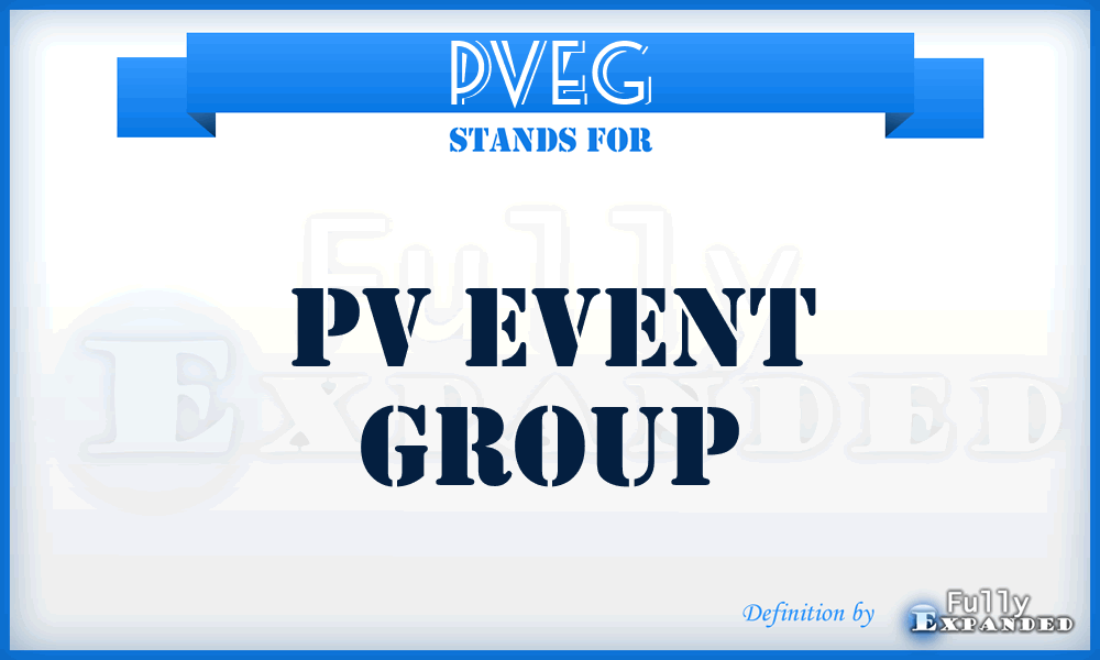 PVEG - PV Event Group