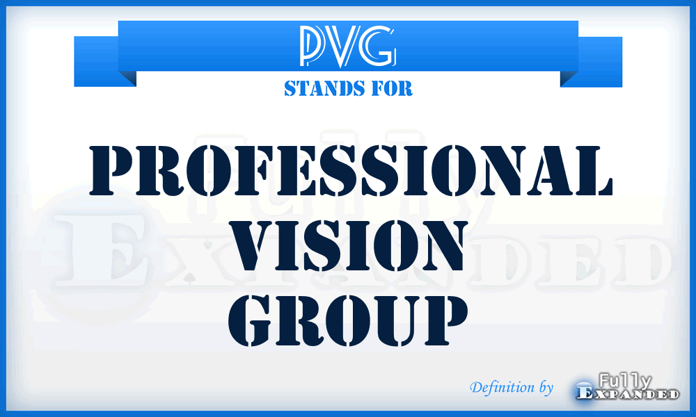 PVG - Professional Vision Group