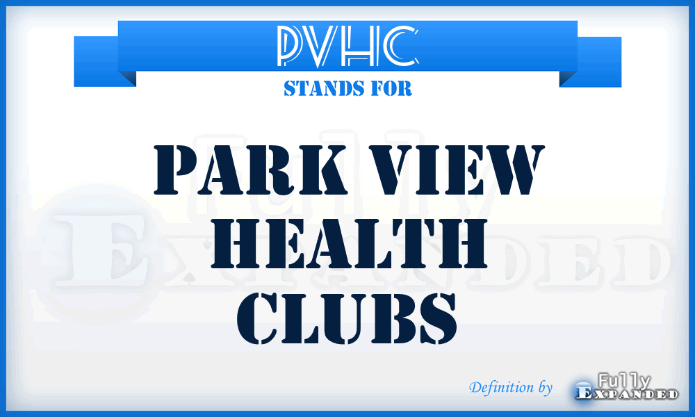 PVHC - Park View Health Clubs