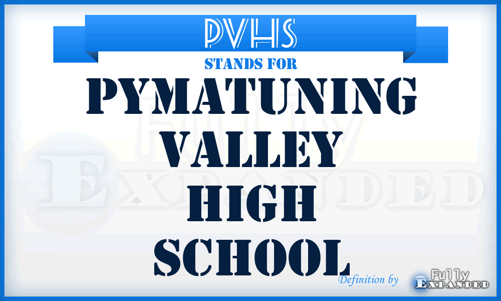 PVHS - Pymatuning Valley High School