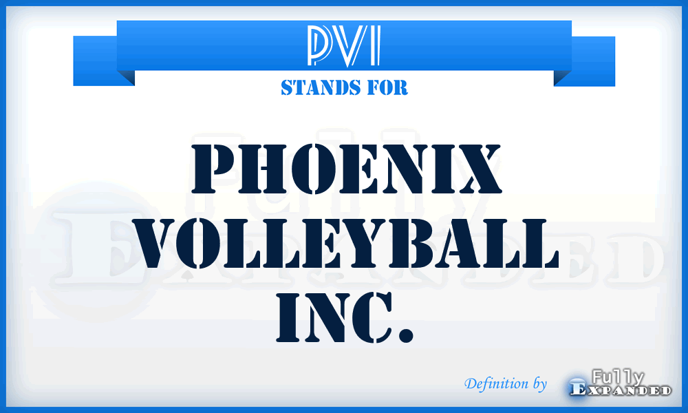 PVI - Phoenix Volleyball Inc.