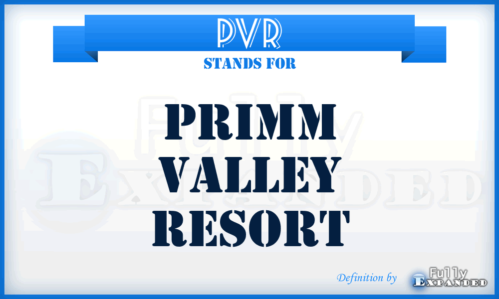 PVR - Primm Valley Resort