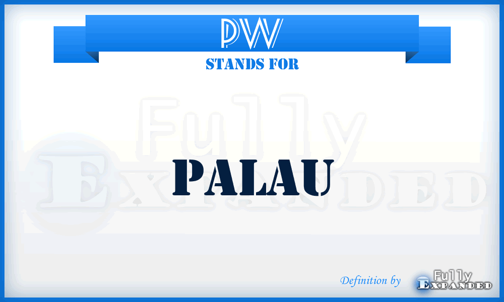 PW - Palau