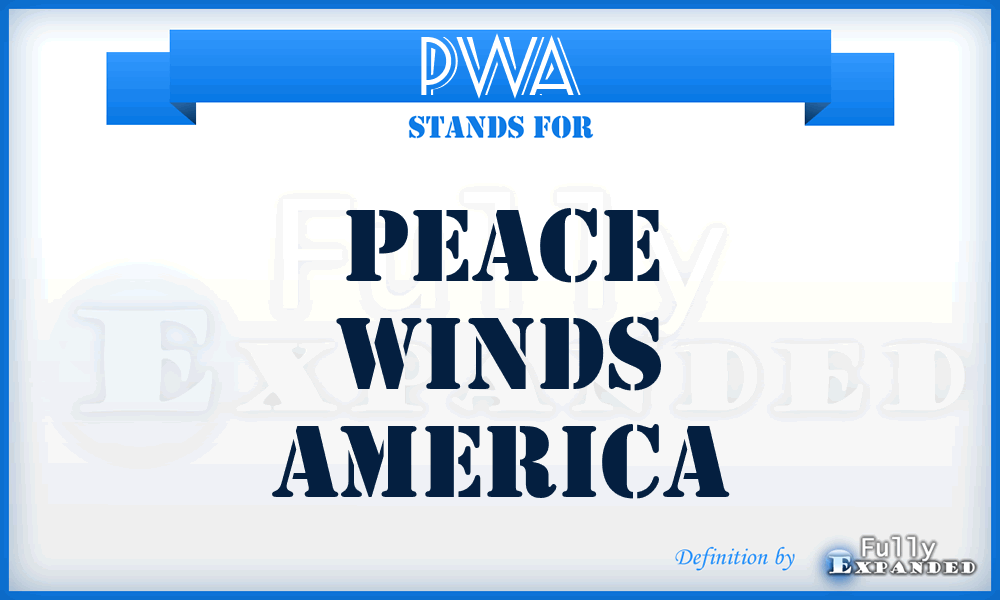 PWA - Peace Winds America