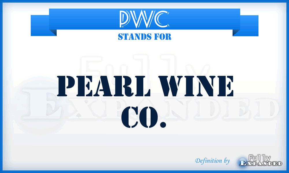 PWC - Pearl Wine Co.