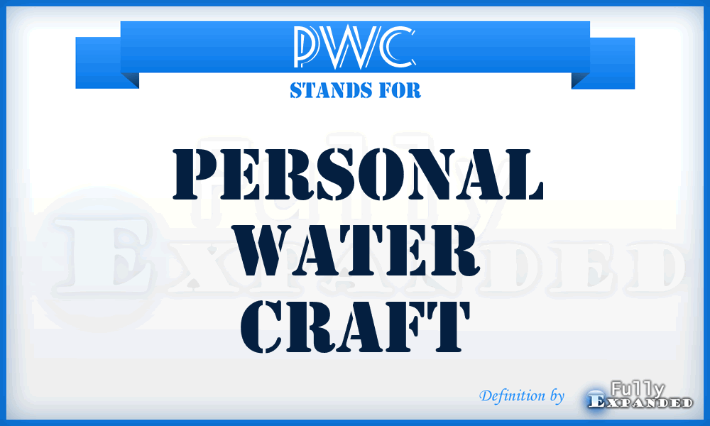 PWC - Personal Water Craft